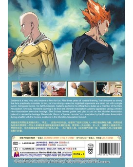 ENG DUB * ONE PUNCH MAN SEASON 3 (PART 1) VOL.1-12 END + ONE PUNCH MAN : SPECIAL 02 VOL.1-6 END 